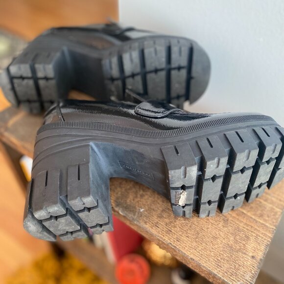 SPRING heels platform 8,5 / 39 / UK 6 Worn ONCE - Picture 3 of 4